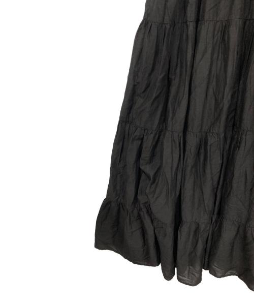 IENA（イエナ）IENA (イエナ) ティアードキャミワンピース ブラック サイズ:表記なしの古着・服飾アイテム