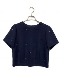 JUSGLITTY（ジャスグリッティー）の古着「半袖カットソー」｜ネイビー