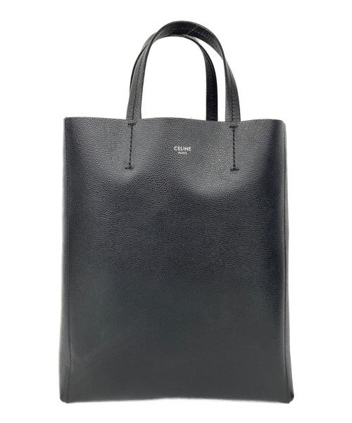 CELINE（セリーヌ）CELINE (セリーヌ) バーティカルカバスモールトートバッグ ブラックの古着・服飾アイテム