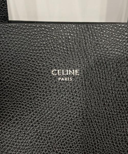 CELINE（セリーヌ）CELINE (セリーヌ) バーティカルカバスモールトートバッグ ブラックの古着・服飾アイテム