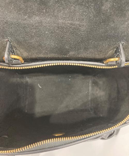CELINE（セリーヌ）CELINE (セリーヌ) ベルトバッグ・ナノ ブラックの古着・服飾アイテム