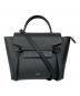 CELINE（セリーヌ）の古着「ベルトバッグ・ナノ」｜ブラック