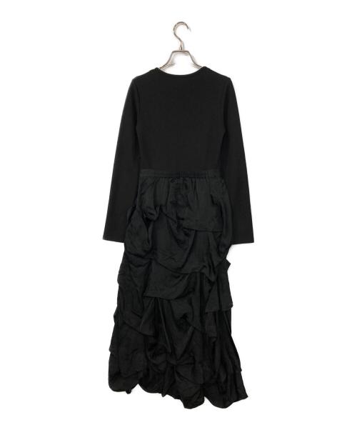 ORGUE（オルグ）ORGUE (オルグ) Tuck form one-piece ブラック サイズ:Sの古着・服飾アイテム