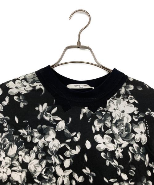 GIVENCHY（ジバンシィ）GIVENCHY (ジバンシィ) フラワープリントTシャツ ブラック サイズ:XSの古着・服飾アイテム
