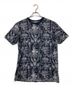 Diorディオール）の古着「Toile de Jouy プリントTシャツ」｜ネイビー
