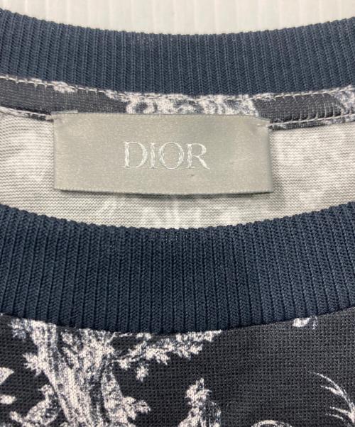 Dior（ディオール）DIOR (ディオール) Toile de Jouy プリントTシャツ ネイビー サイズ:Mの古着・服飾アイテム