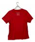MONCLER (モンクレール) FRAGMENT DESIGN (フラグメントデザイン) コラボロゴプリントTシャツ レッド サイズ:M：14000円