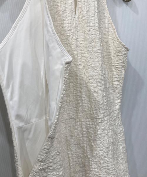 jil grace（ジル グレイス）jil grace (ジル グレイス) SCULPT DRESS ベージュ サイズ:1の古着・服飾アイテム