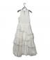 jil grace (ジル グレイス) TIERED COMBI DRESS ホワイト サイズ:L：18000円
