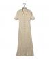 Her lip to（ハーリップトゥ）の古着「Eyelet Polo Knit Dress」｜ベージュ