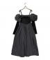 MAISON SPECIAL (メゾンスペシャル) Puffy Bolero Set Plaid Pattern Volume Silhouette Dress ブラック サイズ:38：7000円