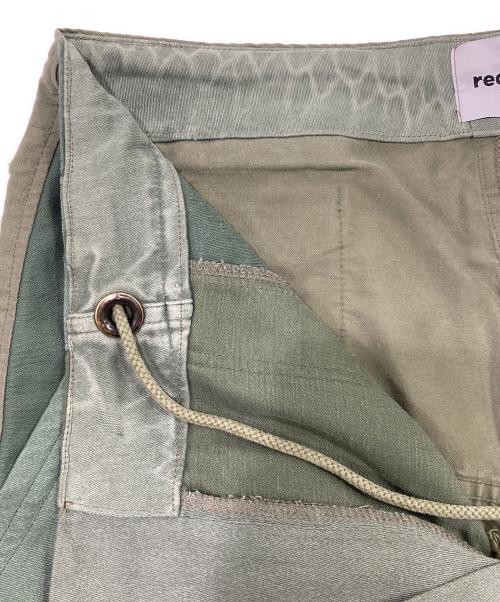 redad（レダッド）redad (レダッド) 再構築ベイカーパンツ オリーブ サイズ:表記無しの古着・服飾アイテム