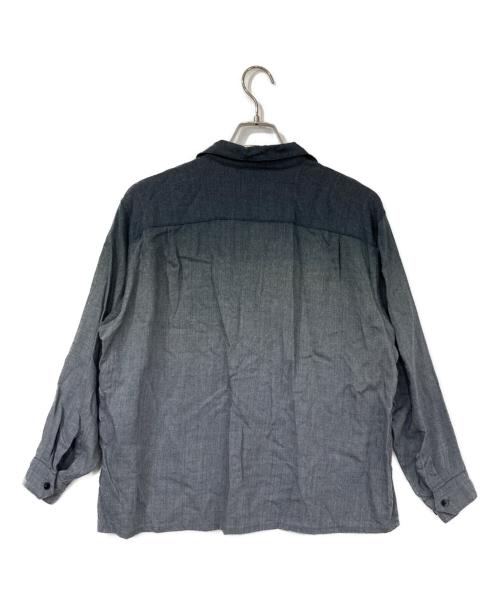 KENZO（ケンゾー）KENZO (ケンゾー) グラデーションウールシャツ グレー サイズ:Mの古着・服飾アイテム
