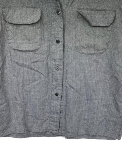KENZO（ケンゾー）KENZO (ケンゾー) グラデーションウールシャツ グレー サイズ:Mの古着・服飾アイテム