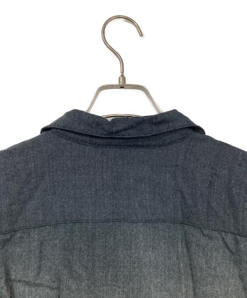 KENZO（ケンゾー）KENZO (ケンゾー) グラデーションウールシャツ グレー サイズ:Mの古着・服飾アイテム
