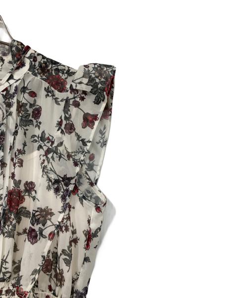 Snidel（スナイデル）Snidel (スナイデル) Sustainable20周年プリントワンピース ホワイト×グリーンの古着・服飾アイテム