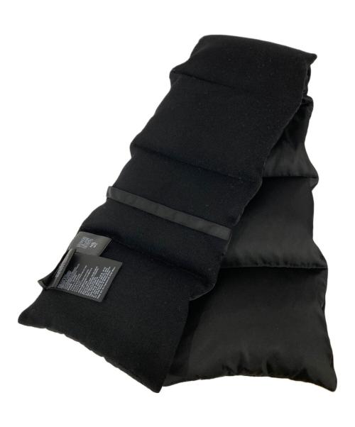 PRADA（プラダ）PRADA (プラダ) PADDED WOOL & RE-NYLON SCARF ブラックの古着・服飾アイテム