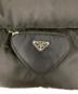 中古・古着 PRADA (プラダ) PADDED WOOL & RE-NYLON SCARF ブラック：50000円