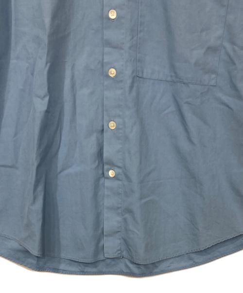 AURALEE（オーラリー）AURALEE (オーラリー) WASHED FINX TWILL BIG HALF SLEEVED SHIRT/ウォッシュドフィンクスツイルビッグハーフスリーブシャツ ブルー サイズ:4の古着・服飾アイテム