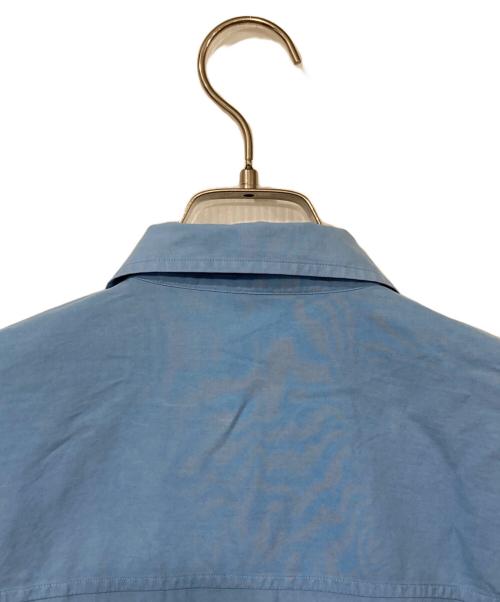 AURALEE（オーラリー）AURALEE (オーラリー) WASHED FINX TWILL BIG HALF SLEEVED SHIRT/ウォッシュドフィンクスツイルビッグハーフスリーブシャツ ブルー サイズ:4の古着・服飾アイテム