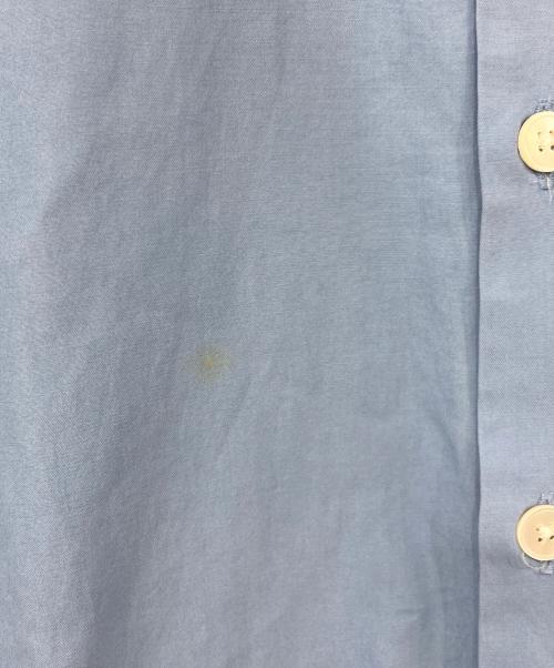 AURALEE（オーラリー）AURALEE (オーラリー) WASHED FINX TWILL BIG HALF SLEEVED SHIRT/ウォッシュドフィンクスツイルビッグハーフスリーブシャツ ブルー サイズ:4の古着・服飾アイテム