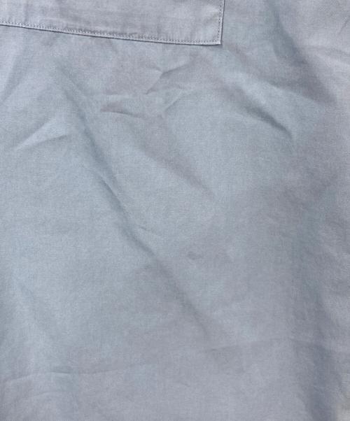AURALEE（オーラリー）AURALEE (オーラリー) WASHED FINX TWILL BIG HALF SLEEVED SHIRT/ウォッシュドフィンクスツイルビッグハーフスリーブシャツ ブルー サイズ:4の古着・服飾アイテム