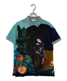 ETRO（エトロ）の古着「グラフィックポロシャツ」｜ブラック