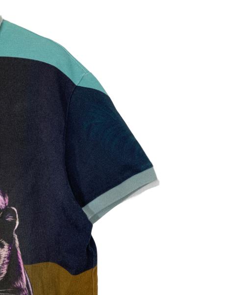 ETRO（エトロ）ETRO (エトロ) グラフィックポロシャツ ブラック サイズ:Mの古着・服飾アイテム