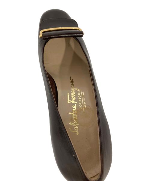 Salvatore Ferragamo（サルヴァトーレ フェラガモ）Salvatore Ferragamo (サルヴァトーレ フェラガモ) パンプス ブラウン サイズ:22の古着・服飾アイテム