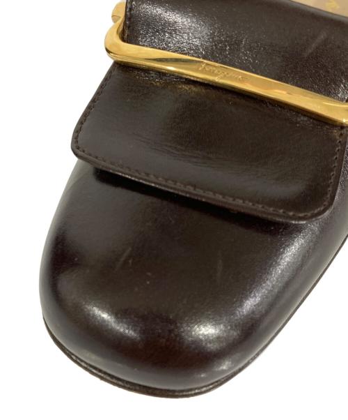 Salvatore Ferragamo（サルヴァトーレ フェラガモ）Salvatore Ferragamo (サルヴァトーレ フェラガモ) パンプス ブラウン サイズ:22の古着・服飾アイテム