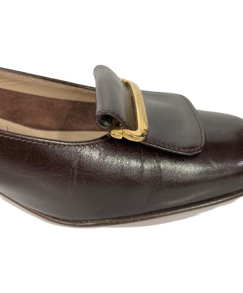 Salvatore Ferragamo（サルヴァトーレ フェラガモ）Salvatore Ferragamo (サルヴァトーレ フェラガモ) パンプス ブラウン サイズ:22の古着・服飾アイテム