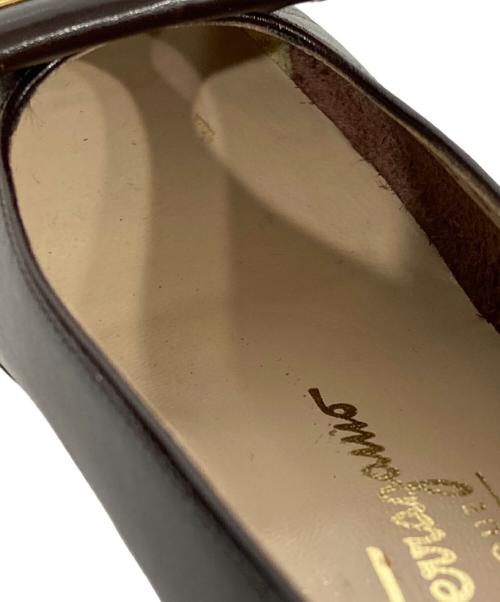 Salvatore Ferragamo（サルヴァトーレ フェラガモ）Salvatore Ferragamo (サルヴァトーレ フェラガモ) パンプス ブラウン サイズ:22の古着・服飾アイテム