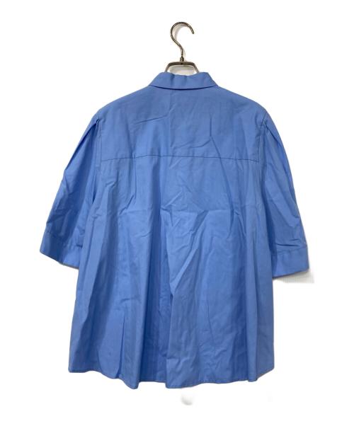JOURNAL STANDARD（ジャーナルスタンダード）JOURNAL STANDARD (ジャーナルスタンダード) コットンベルスリーブシャツ ブルー サイズ:Fの古着・服飾アイテム