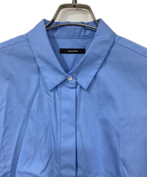 JOURNAL STANDARD（ジャーナルスタンダード）JOURNAL STANDARD (ジャーナルスタンダード) コットンベルスリーブシャツ ブルー サイズ:Fの古着・服飾アイテム