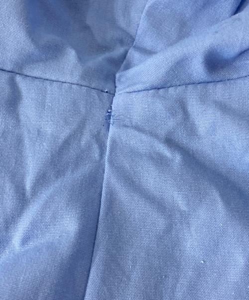 JOURNAL STANDARD（ジャーナルスタンダード）JOURNAL STANDARD (ジャーナルスタンダード) コットンベルスリーブシャツ ブルー サイズ:Fの古着・服飾アイテム
