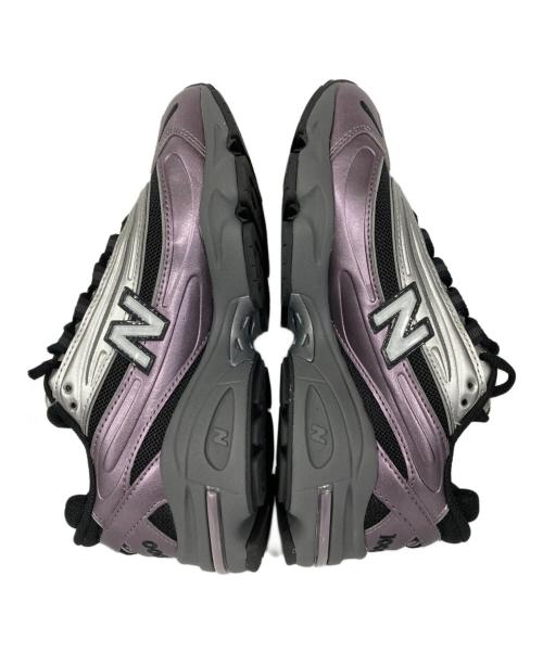 NEW BALANCE（ニューバランス）NEW BALANCE (ニューバランス) ローカットスニーカー グレー×パープル サイズ:23.5の古着・服飾アイテム