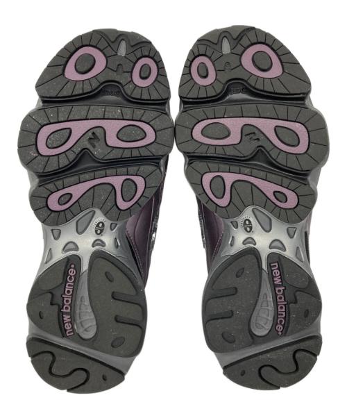 NEW BALANCE（ニューバランス）NEW BALANCE (ニューバランス) ローカットスニーカー グレー×パープル サイズ:23.5の古着・服飾アイテム