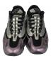 NEW BALANCE (ニューバランス) ローカットスニーカー グレー×パープル サイズ:23.5：7000円