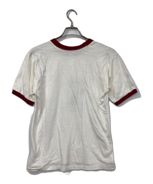 JACKSON MATISSE（ジャクソンマティス）JACKSON MATISSE (ジャクソンマティス) スヌーピーリンガーTシャツ ホワイト×レッド サイズ:表記なしの古着・服飾アイテム