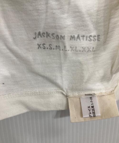 JACKSON MATISSE（ジャクソンマティス）JACKSON MATISSE (ジャクソンマティス) スヌーピーリンガーTシャツ ホワイト×レッド サイズ:表記なしの古着・服飾アイテム