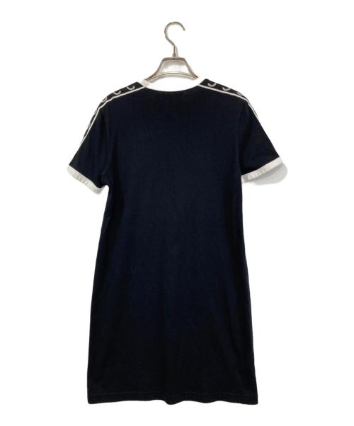 FRED PERRY（フレッドペリー）FRED PERRY (フレッドペリー) ショルダーラインワンピース ブラック サイズ:36の古着・服飾アイテム