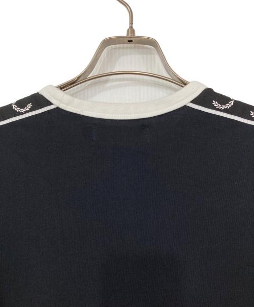 FRED PERRY（フレッドペリー）FRED PERRY (フレッドペリー) ショルダーラインワンピース ブラック サイズ:36の古着・服飾アイテム