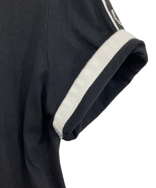 FRED PERRY（フレッドペリー）FRED PERRY (フレッドペリー) ショルダーラインワンピース ブラック サイズ:36の古着・服飾アイテム