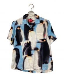 SUPREME（シュプリーム）の古着「Penguins Rayon S/S Shirt」｜ブルー