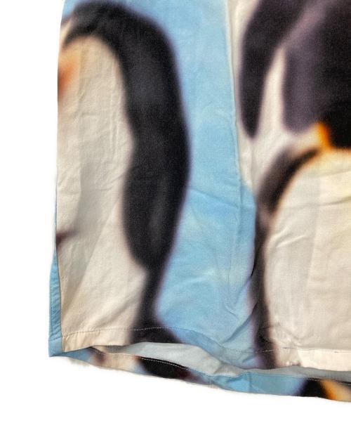 SUPREME（シュプリーム）Supreme (シュプリーム) Penguins Rayon S/S Shirt ブルー サイズ:Sの古着・服飾アイテム