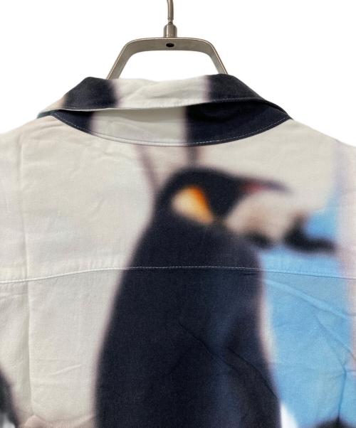 SUPREME（シュプリーム）Supreme (シュプリーム) Penguins Rayon S/S Shirt ブルー サイズ:Sの古着・服飾アイテム