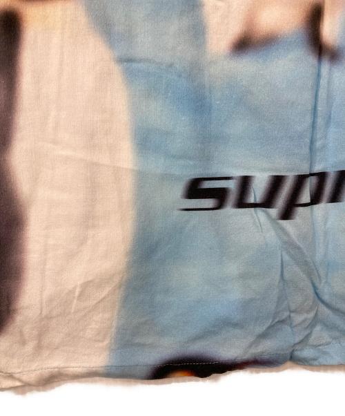 SUPREME（シュプリーム）Supreme (シュプリーム) Penguins Rayon S/S Shirt ブルー サイズ:Sの古着・服飾アイテム