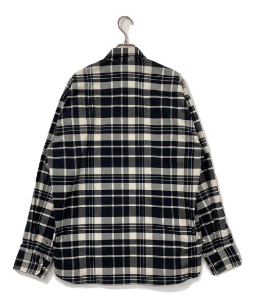 THE NORTH FACE（ザ ノース フェイス）THE NORTH FACE (ザ ノース フェイス) ロングスリーブストレッチフランネルシャツ グレー サイズ:Lの古着・服飾アイテム