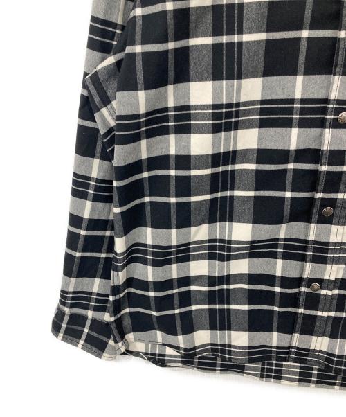 THE NORTH FACE（ザ ノース フェイス）THE NORTH FACE (ザ ノース フェイス) ロングスリーブストレッチフランネルシャツ グレー サイズ:Lの古着・服飾アイテム