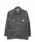CarHartt（カーハート）の古着「デニムカバーオール」｜グレー
